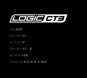 2019 G5 PrimeArchery Logic CT3 Specs